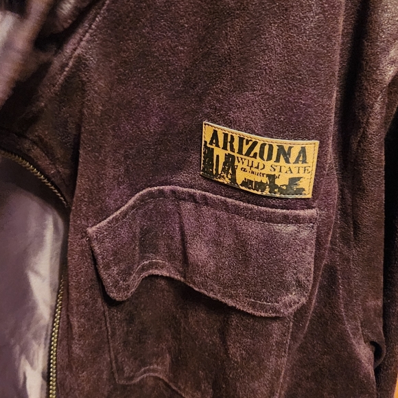 Brown Suede Jacket Atlas For Men - Picture 4 of 8